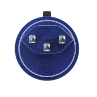 14 9680 23 - Gummi-Stecker T23/IP55, grau-blau