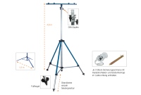 19861-55 - Grossflächenleuchte 360° 200W mit Stativ XXL IP55