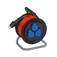 Kunststoff Kabelrolle 25m IP55 Pur 3x1.5mm²