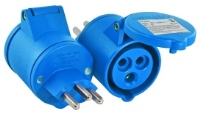 833 - Adapter Stecker T23 nach CEE 16A 3P 6h