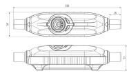 967011155 - FI Zwischenschalter 10mA PRCD-S +inline