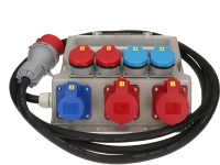 PS168603 - Kunststoff Wandverteiler 32A / IP55 mit Zuleitung