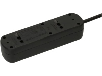 PS160247 - Steckdosenleiste 4xT13 schwarz Schalter