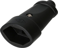 PS173849 - Gummi Kupplung T23 IP20 schwarz strong