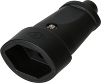 Gummi Kupplung T13 IP20 schwarz strong