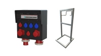 PS900600 - Hartgummi Wandverteiler 63A IP55 mit Fussgestell